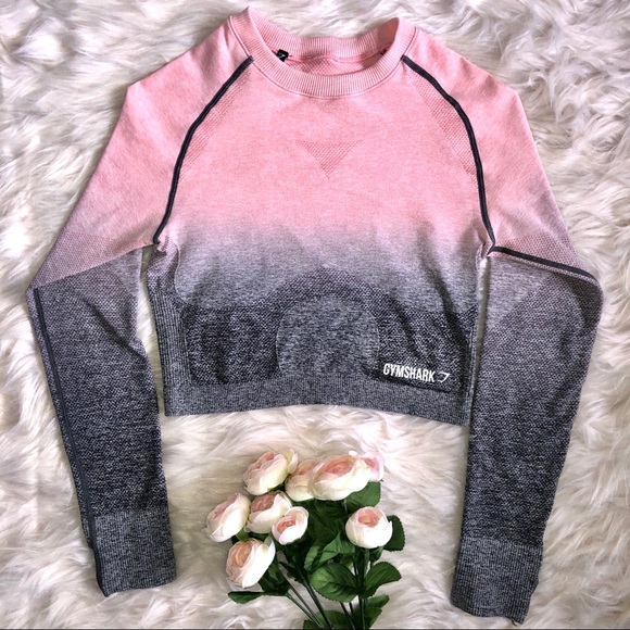Gymshark Tops - GYMSHARK Ombré Seamless Crop Top